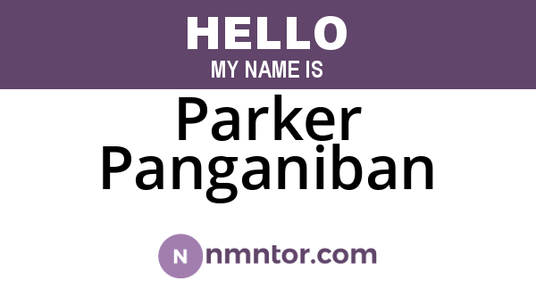 Parker Panganiban