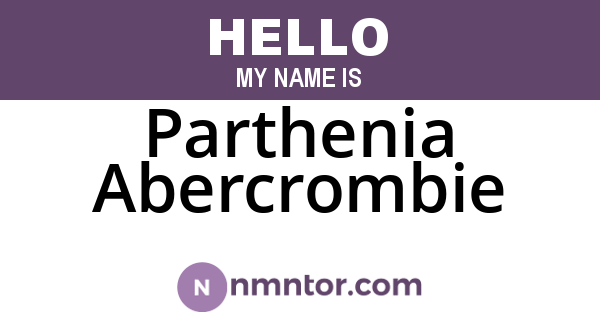 Parthenia Abercrombie