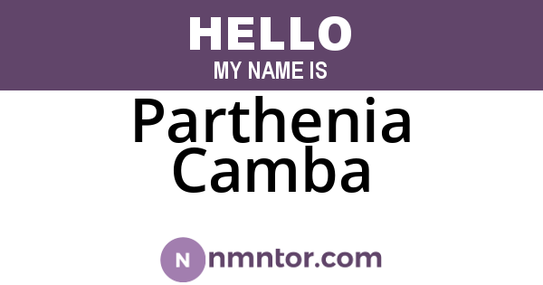 Parthenia Camba