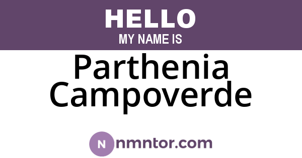 Parthenia Campoverde