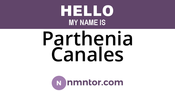 Parthenia Canales