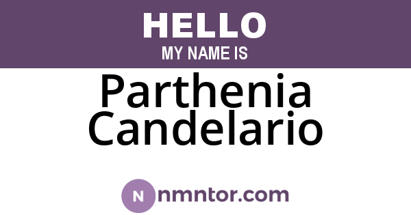 Parthenia Candelario