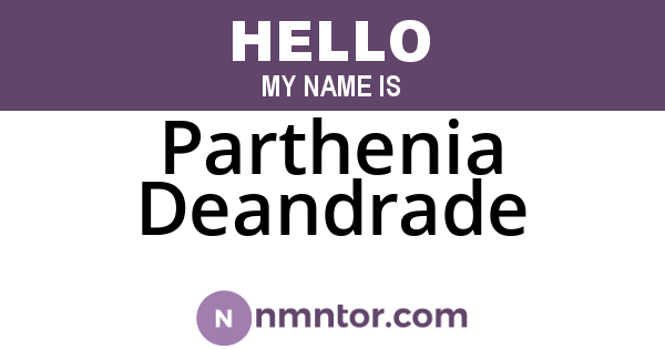 Parthenia Deandrade