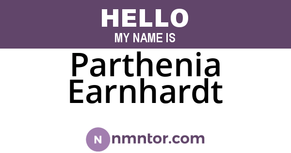 Parthenia Earnhardt