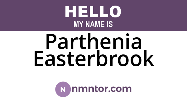 Parthenia Easterbrook