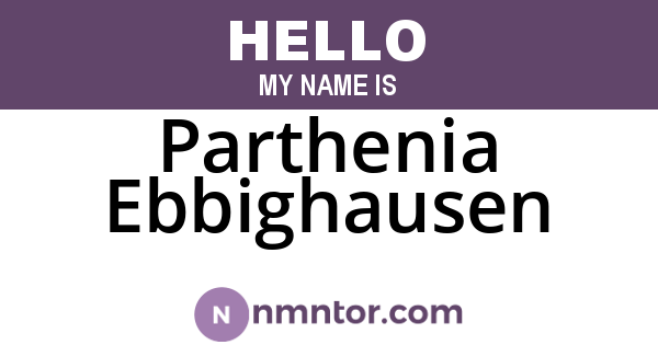 Parthenia Ebbighausen