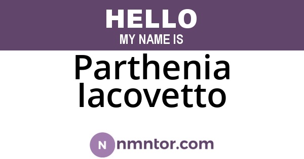 Parthenia Iacovetto