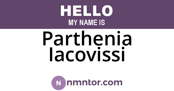 Parthenia Iacovissi