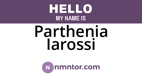 Parthenia Iarossi
