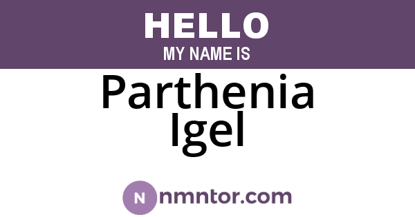 Parthenia Igel