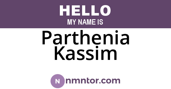 Parthenia Kassim