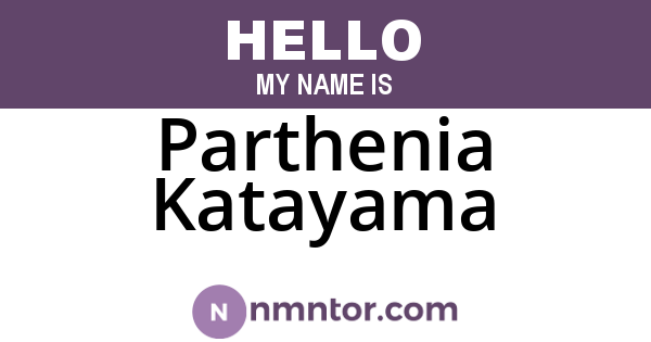 Parthenia Katayama