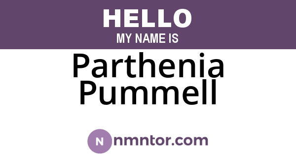 Parthenia Pummell