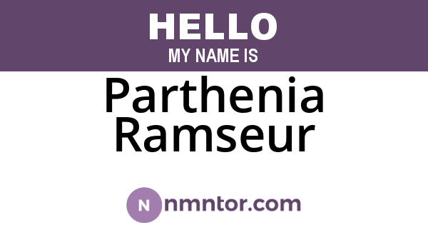 Parthenia Ramseur