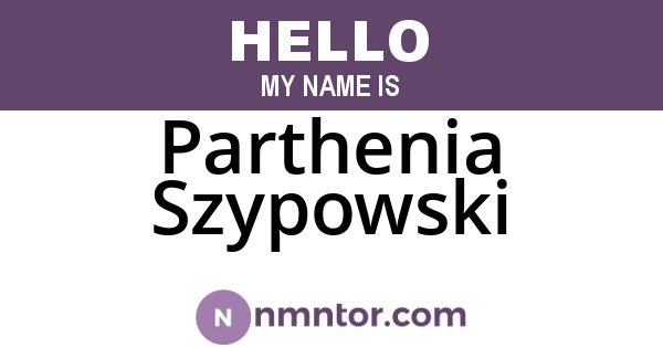 Parthenia Szypowski