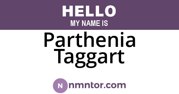 Parthenia Taggart