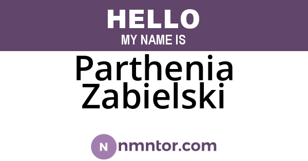 Parthenia Zabielski