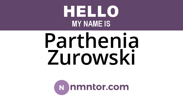 Parthenia Zurowski