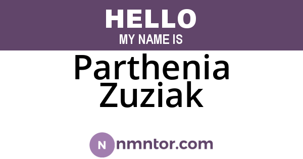 Parthenia Zuziak