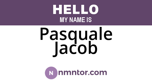 Pasquale Jacob