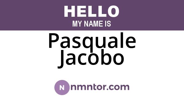 Pasquale Jacobo