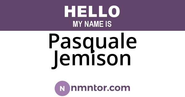 Pasquale Jemison