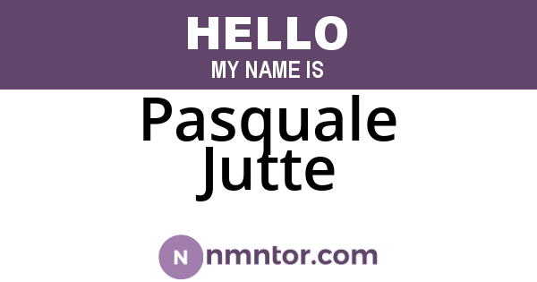 Pasquale Jutte
