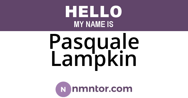 Pasquale Lampkin