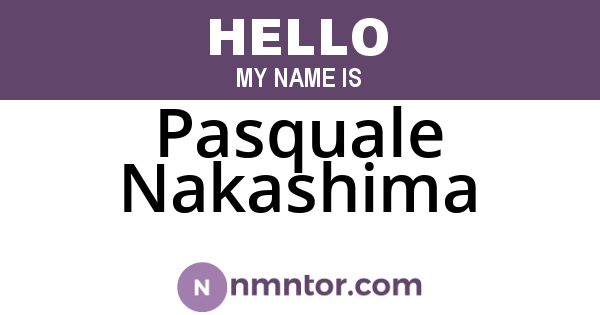 Pasquale Nakashima