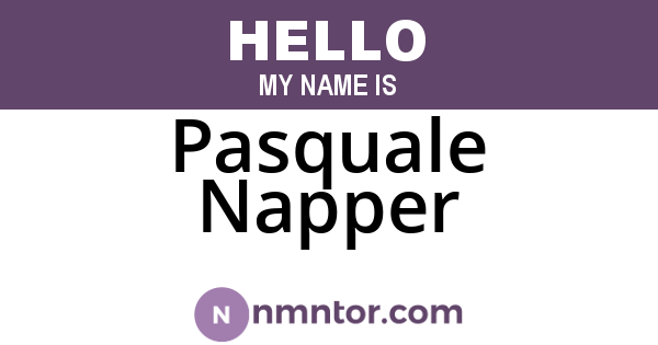 Pasquale Napper