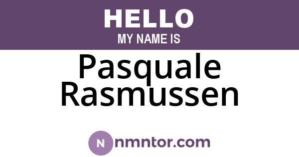 Pasquale Rasmussen