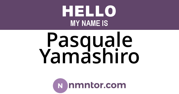 Pasquale Yamashiro