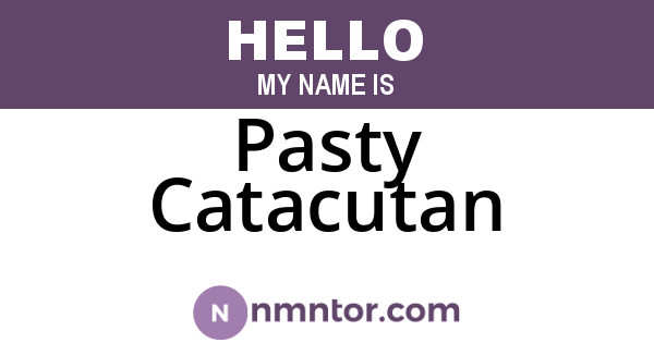 Pasty Catacutan