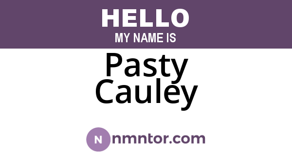 Pasty Cauley