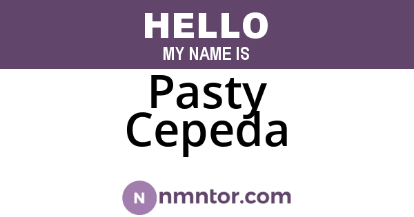 Pasty Cepeda