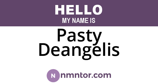 Pasty Deangelis