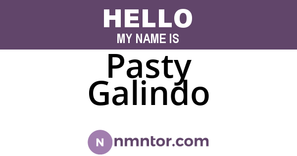 Pasty Galindo