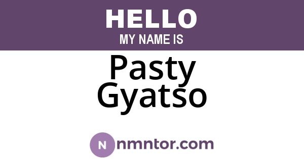 Pasty Gyatso