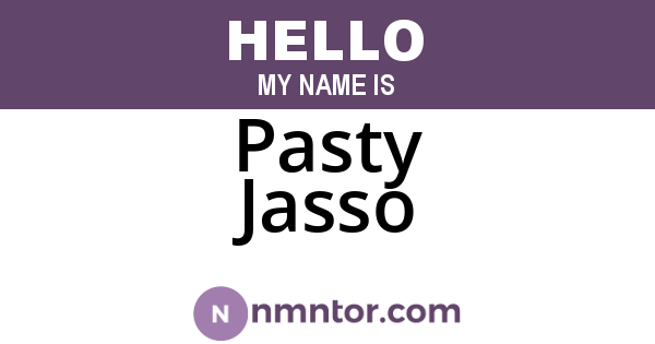 Pasty Jasso