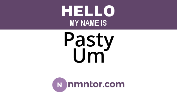 Pasty Um