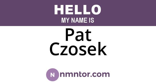 Pat Czosek