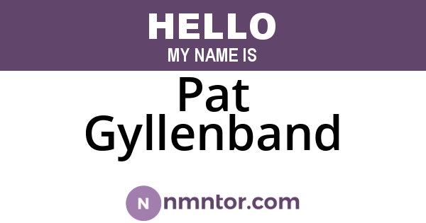 Pat Gyllenband