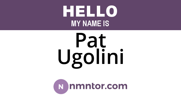 Pat Ugolini