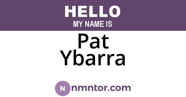 Pat Ybarra