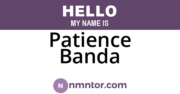 Patience Banda
