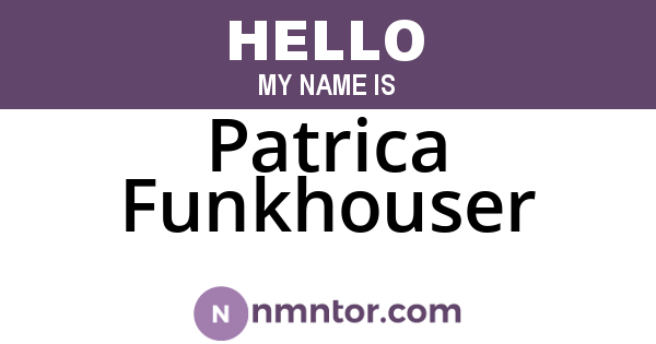 Patrica Funkhouser