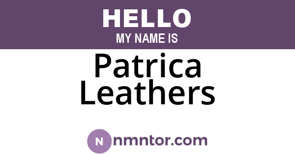 Patrica Leathers