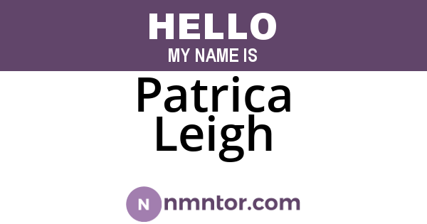 Patrica Leigh