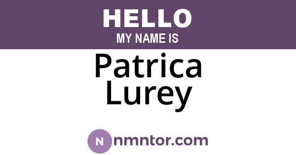 Patrica Lurey