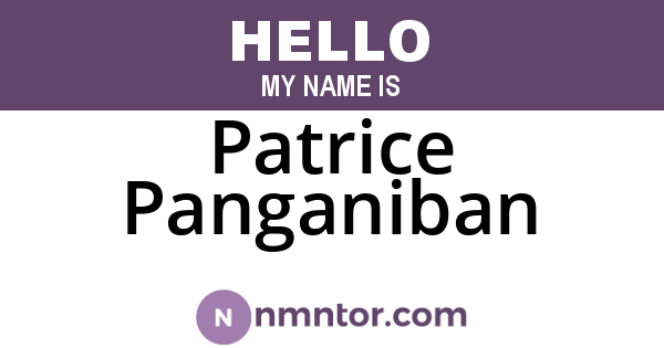 Patrice Panganiban